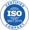 An ISO 9001:2015 certified Company